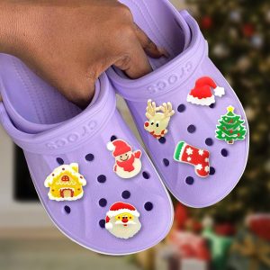 Karácsonyi világító figurák cipőkre (7db) | SHINETAGS