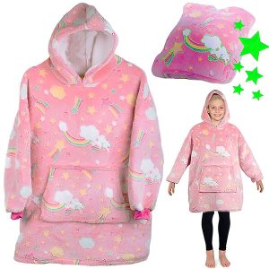 Sötétben világító gyerek pulóver-takaró | KIDHUG