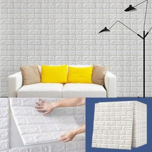 (5 darab) Öntapadós Tégla Tapéta 3D Mintával | BRICKSBY