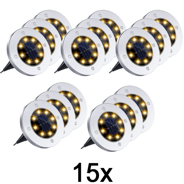 5x Kültéri napelemes talaj lámpák (3 db) | LUMIGARD