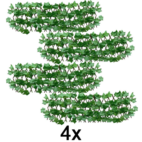 4x Dekoratív és praktikus kerítés teraszra és kertbe | GREENFENCE