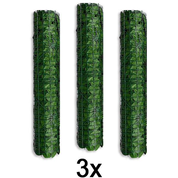 3x Mesterséges levelekkel ellátott magánélet védelmi panel | LEAFPANEL