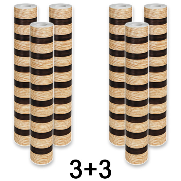 3x Öntapadós fahatású falpanel | LINEWALL 1+1 INGYENES