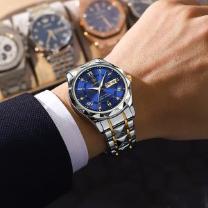 Luxus fénylő naptáras karóra | TIMEXA