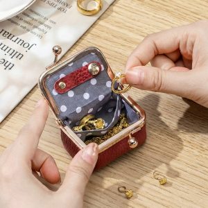 Kompakt bőr utazó ékszertartó doboz | LUXIBOX